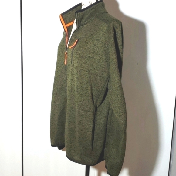 Ruff Hewn - Mens Deep green/ Orange performance Adventure Coat warm Sz. XL - Picture 2 of 5